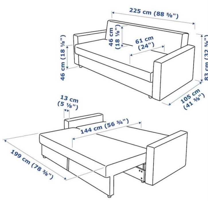 Диван IKEA Фрихетэн
