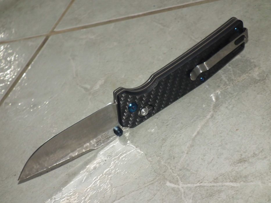 Briceag cutit Ganzo F 7601-CF nou, cutie, Carbon Fiber 440 C axis lock