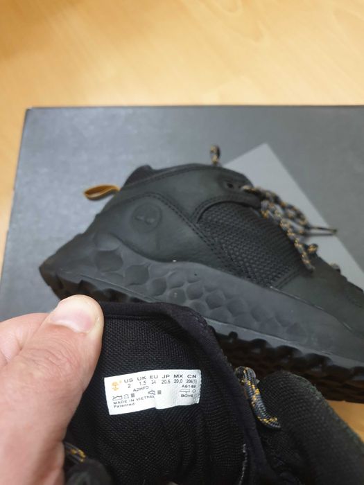 Ghete copii din piele naturala Timberland marime 34 talpic 22,5cm