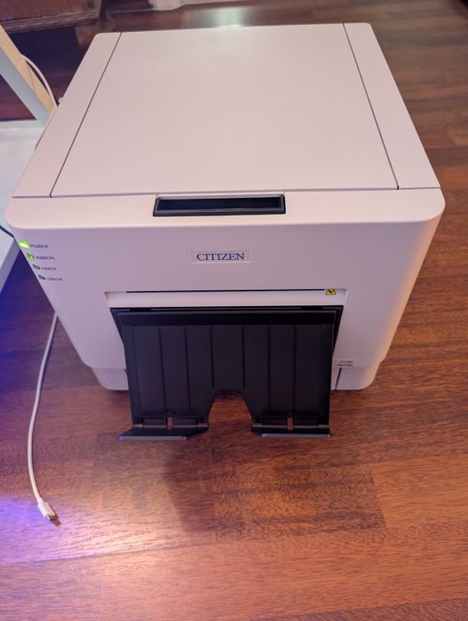 Imprimantă Foto Profesională Citizen CY-02 + Kit Consumabile NOI + Tăviță Resturi