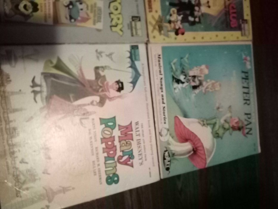 discuri vinil  pick up povesti in limba engleza si muzica cd stare nou