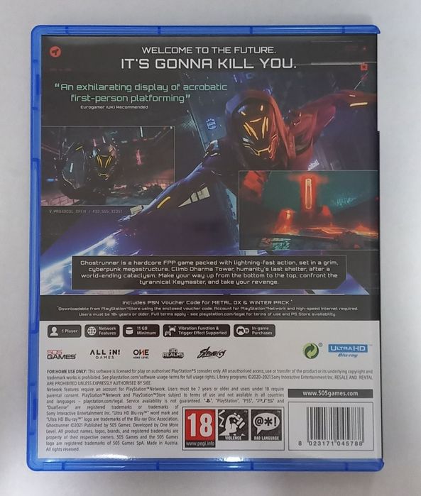 Продам Ghostrunner PS5