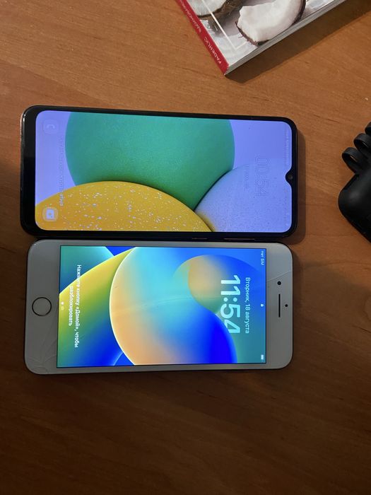 Iphone 8+ и samsung a03 core