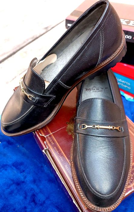 Мужской кожаный туфли Monte (Финляндский)