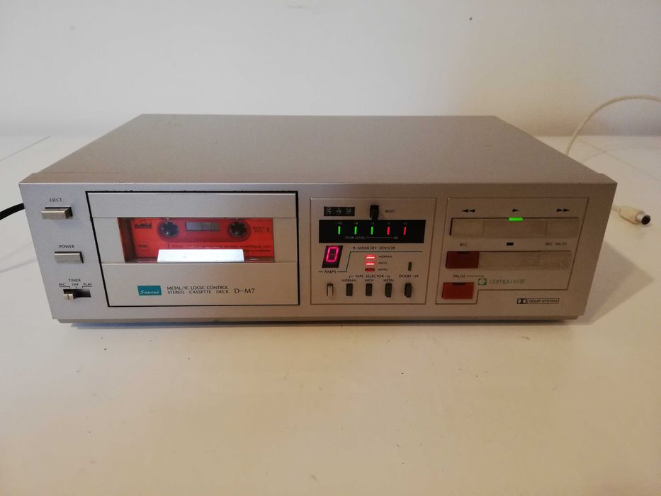 Stereo Casette Deck SANSUI model D-M7 - Vintage/stare Perfecta/RAR