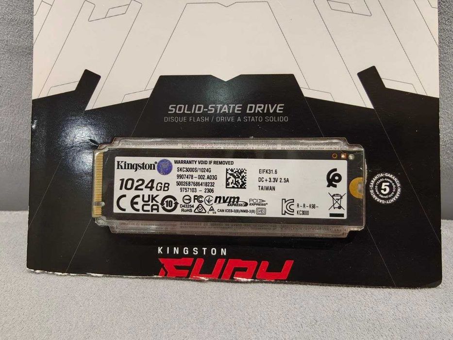 SSD Kingston KC3000 1Tb
