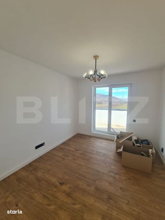 Apartament semidecomandat, 52 mp utili, zona Terra
