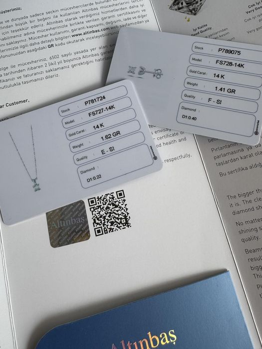 Диамантен сет Алтънбаш