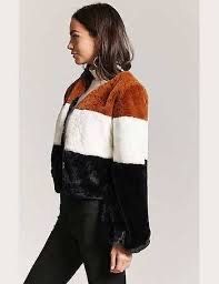 Jacheta blana artificiala Forever 21