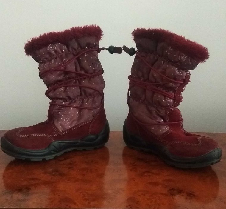 Зимние меховые сапоги для девочки 29 разм.