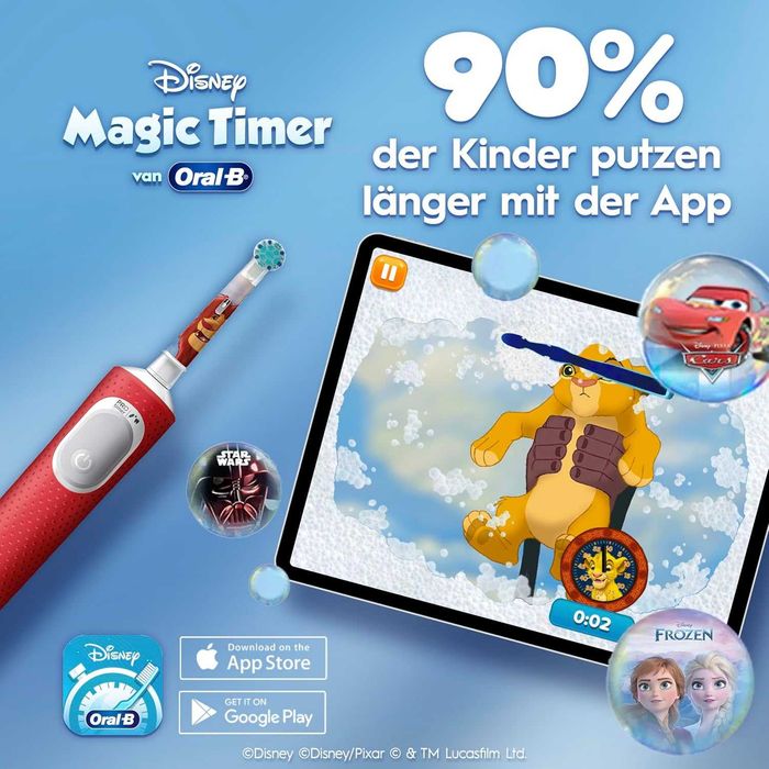 Електрическа четка за зъби с калъф Oral-B PRO Kids 3+ The Lion King