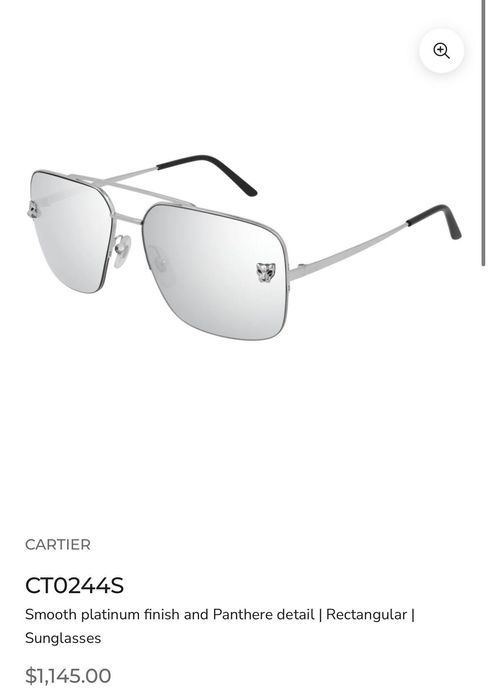 Cartier CT0244S - Оригинални слънчеви очила (пълен комплект)