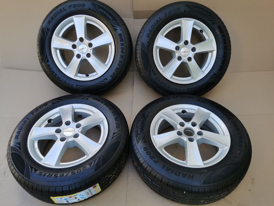 Jante Dezent 5x112 Audi VW Seat Skoda 205/65 R15 anv noi de vara