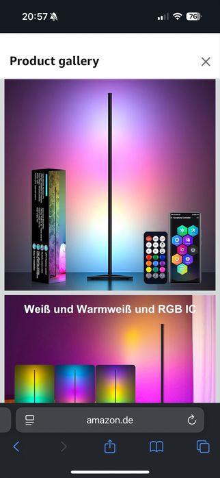 Стояща лед лампа led lamp smart home