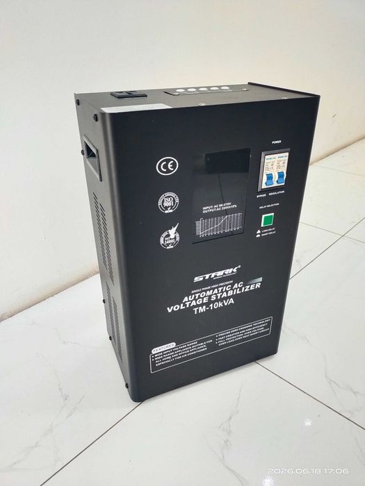 Uy va biznes uchun stabilizatorlar |1000 VA – 30 kW| Rele va LATR