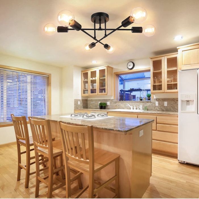 Plafoniera moderna 6 becuri