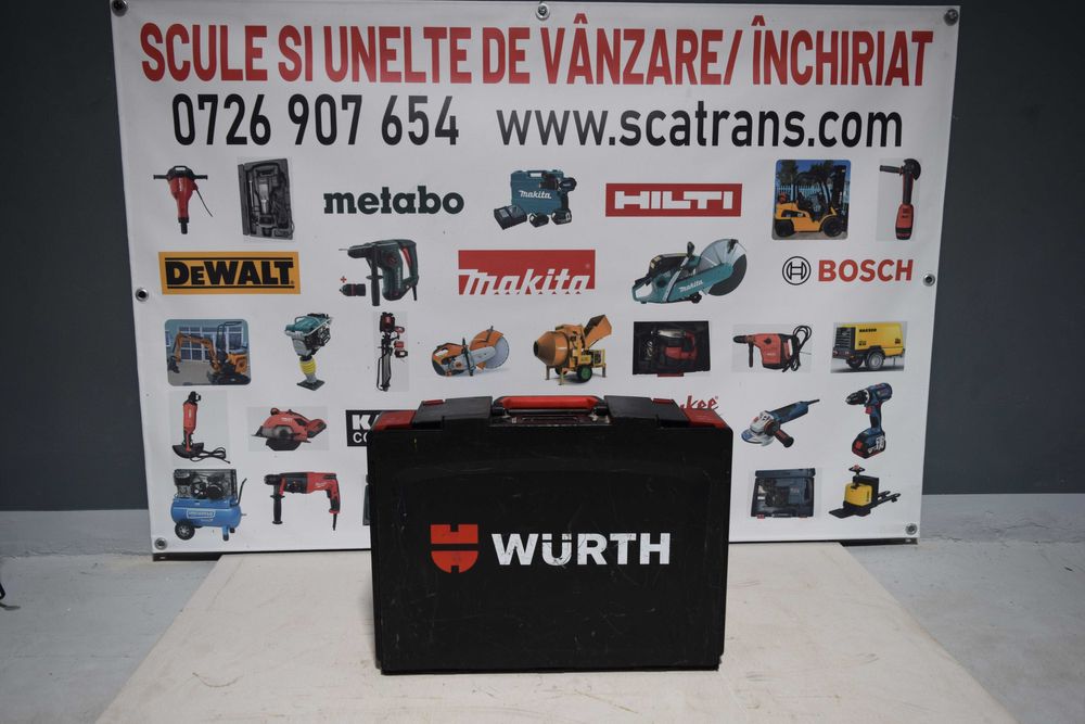 Mașină de găurit înșurubat cu percuție WÜRTH 28V Li-Ion