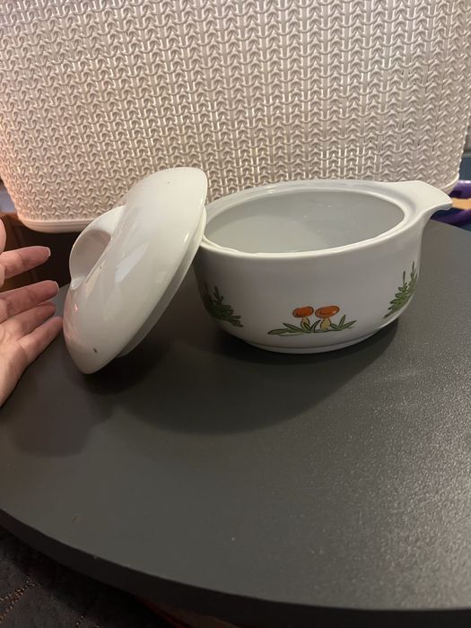 Стар български детски порцеланов супник