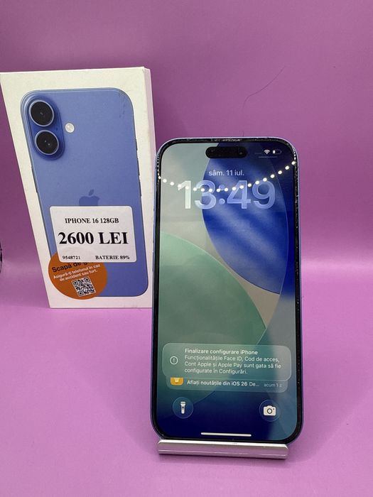 Iphone 16 128 gb •Matei Amanet Crangasi •9548