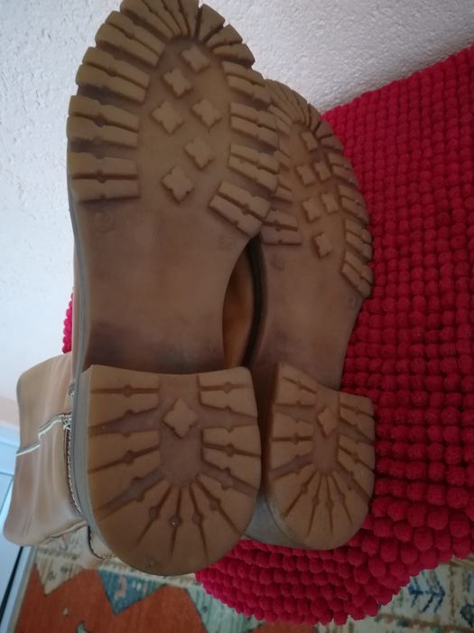 Cizme piele nr 38 dama cu blana