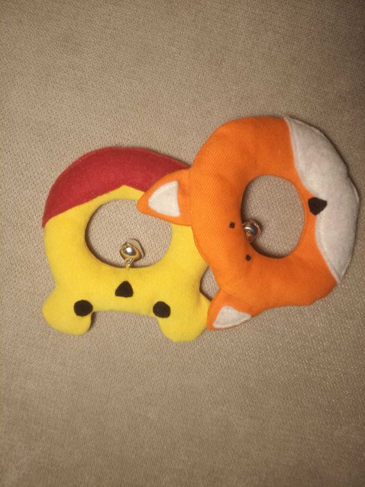 детски аксесоари - Слонче, Панда лигавник, Клоун.