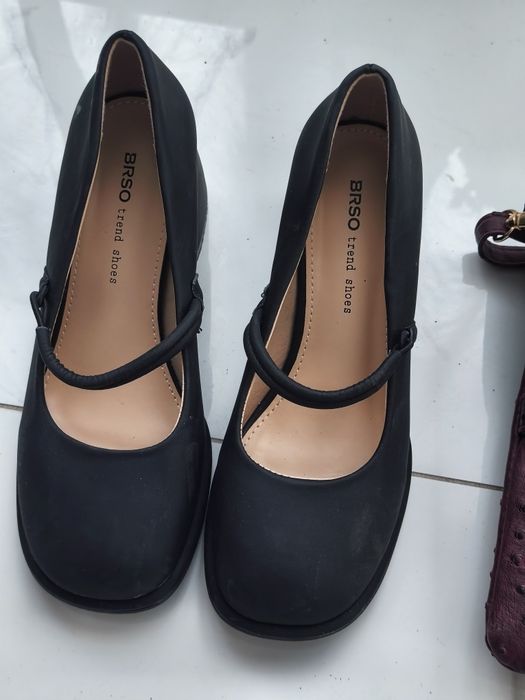 Pantofi toc gros plus gentuta 36