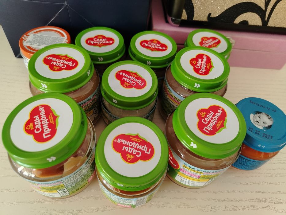 Продам банки из под детского пюре