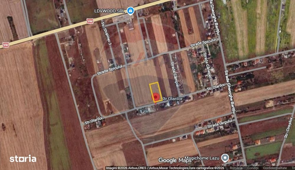 Teren intravilan de vanzare 2.500mp Lazu Strada Olarilor Constanta