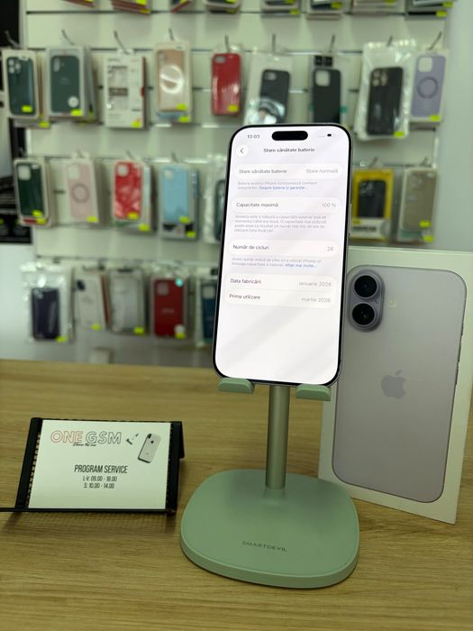 iPhone 17 256GB Lavender – Second-Hand in stare excelenta!