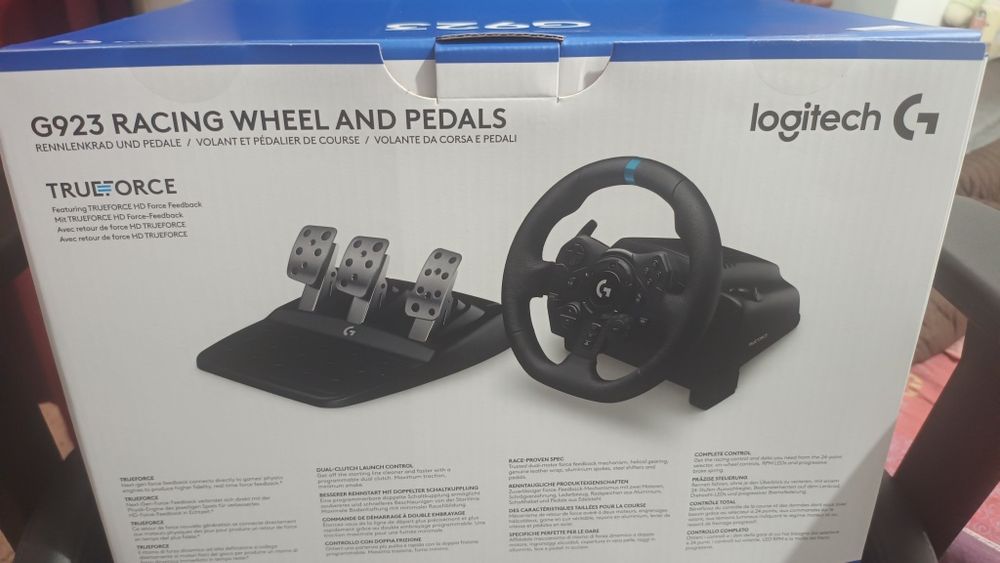 Volan Logitech G923 PS5, PS4, PC NOU, SIGILAT