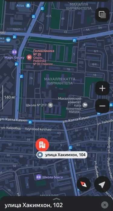 Чиланзарский район.Евро Участок 5 соток. (А1703А)