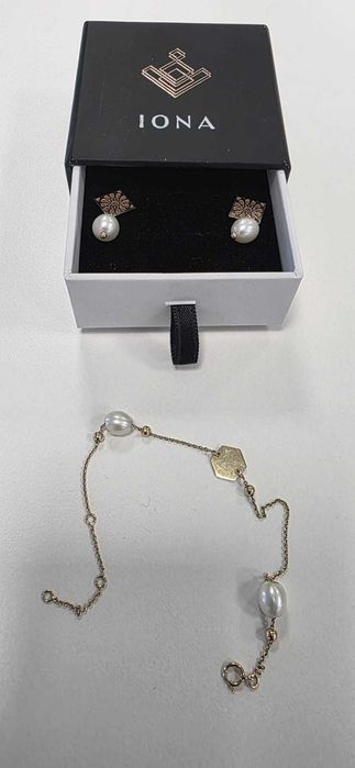 Bratara cu perle veritabile de cultura IONA DESERT WIND, Aur 14k