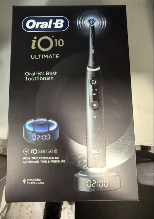 Periuta electrica Oral-B iO 10 Ultimate Cosmic Black - Modelul de Top (iO Sense)