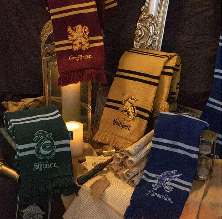 шарфы из филтиа Гарри Потер разных цветов для парней и девушек подарок