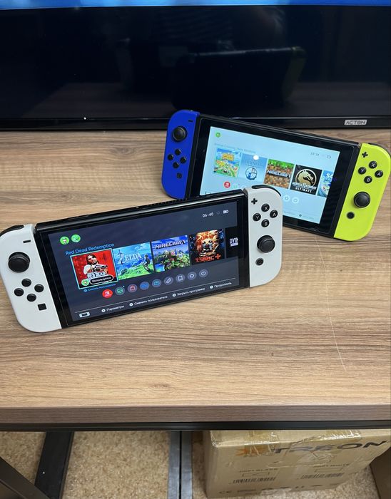 Прошитый Nintendo Switch OLED 128гб Emunand Kefir