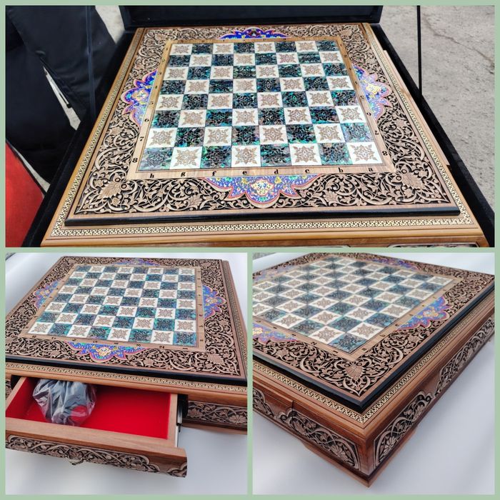 Shaxmat o'yin va interyer uchun.