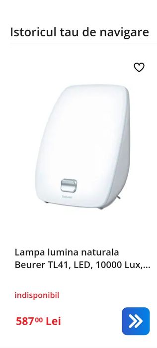 Beuer TL41, lampă terapeutică