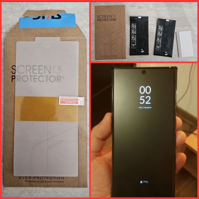 S23 Ultra Folie protectiva mată pentru față x2 buc (unicva)