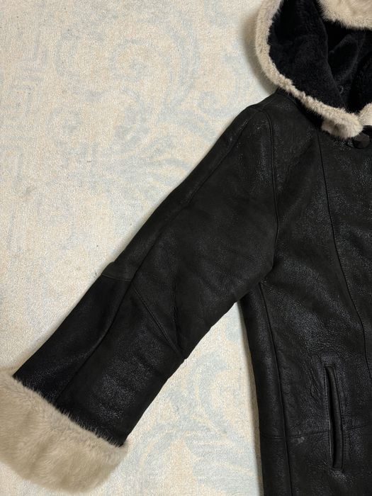 Супертеплая женская дубленка