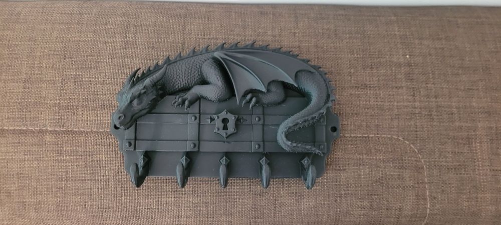 Suport Chei Dragon Decorativ – Imprimat 3D