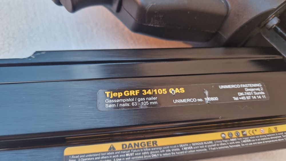 Pistoale pușcat cuie lemn TJEP GRF 34/105 - VF 16/64