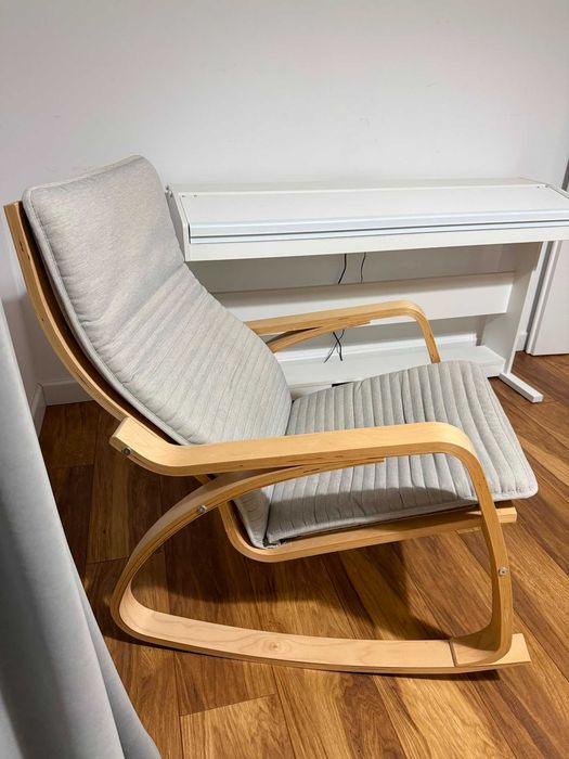 Balansoar / fotoliu IKEA Poang furnir