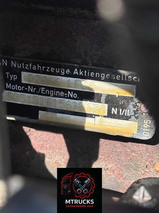 Motor D20 66 MAN TGA, TGX, TGS 390/400/430/440 CP Made in Germany