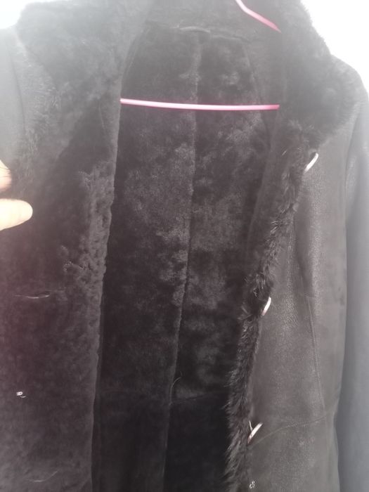 Дубленка норка жағалы