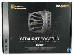 Захранване be quiet! Straight power 10 Gold 800W 12 м.Гаранция