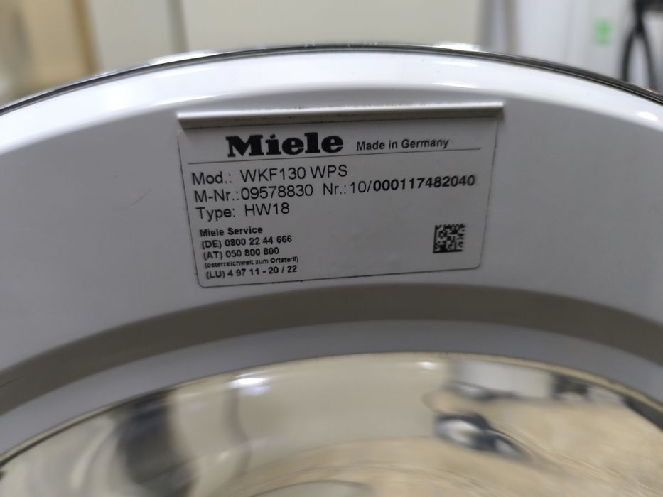 Пералня Miele WKF 130 WPS - 8кг. 1600 об. клас А+++