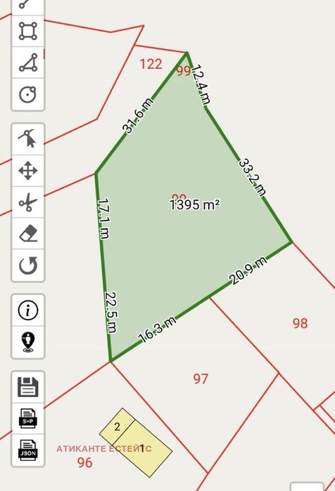 Продава се Парцел в Банкя - 1394 кв.м за 18 €/кв.м - Снимка #2