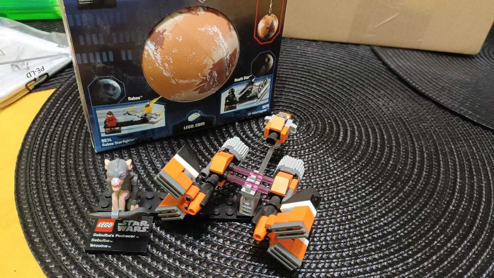 Lego Star Wars  9675 Sebulba's Podracer cu cutie si instructiuni