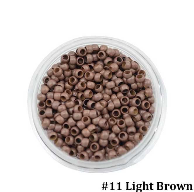 Нано и микро капси/рингове за поставяне на коса-екстеншъни, + силикон