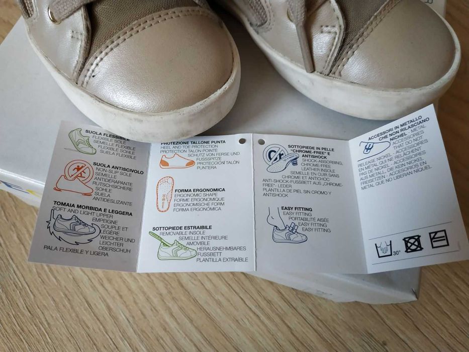 Детски кецове Geox за момиче, номер 27